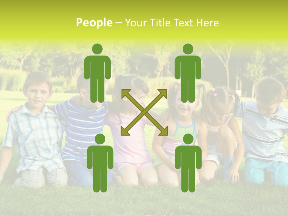 Fun Cheerful Embracing PowerPoint Template