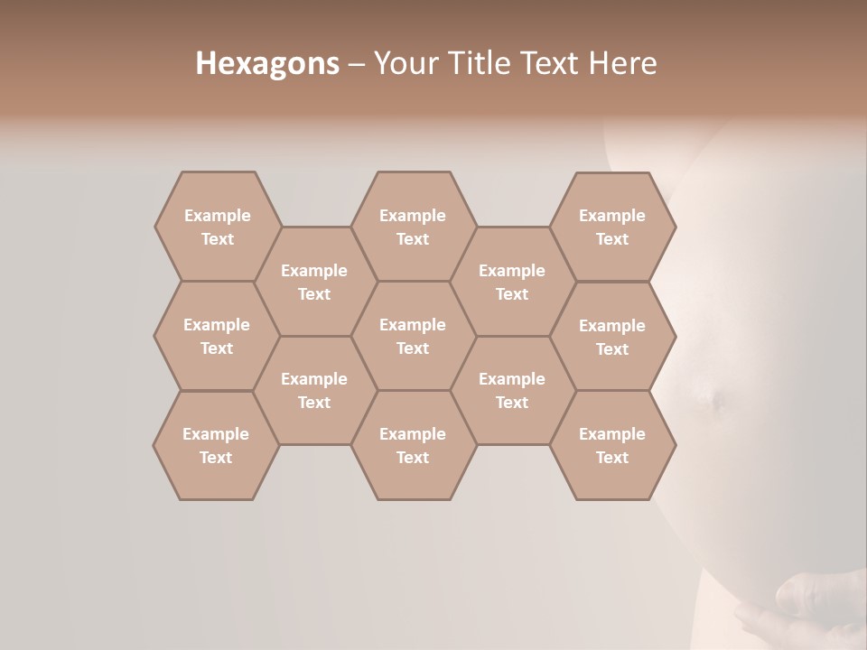 Hold Abdomen Young PowerPoint Template