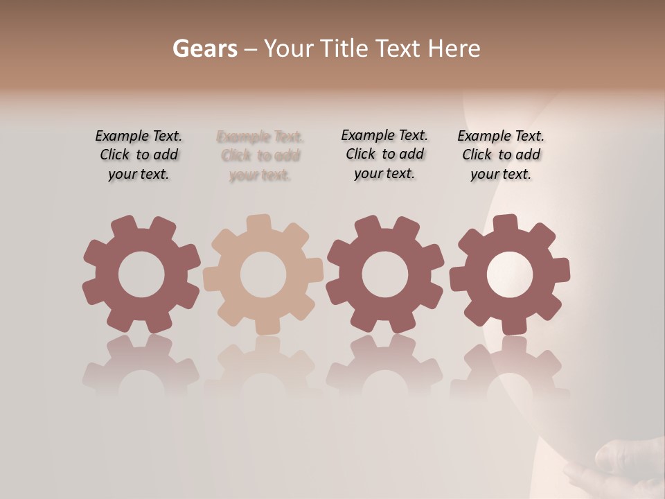 Hold Abdomen Young PowerPoint Template