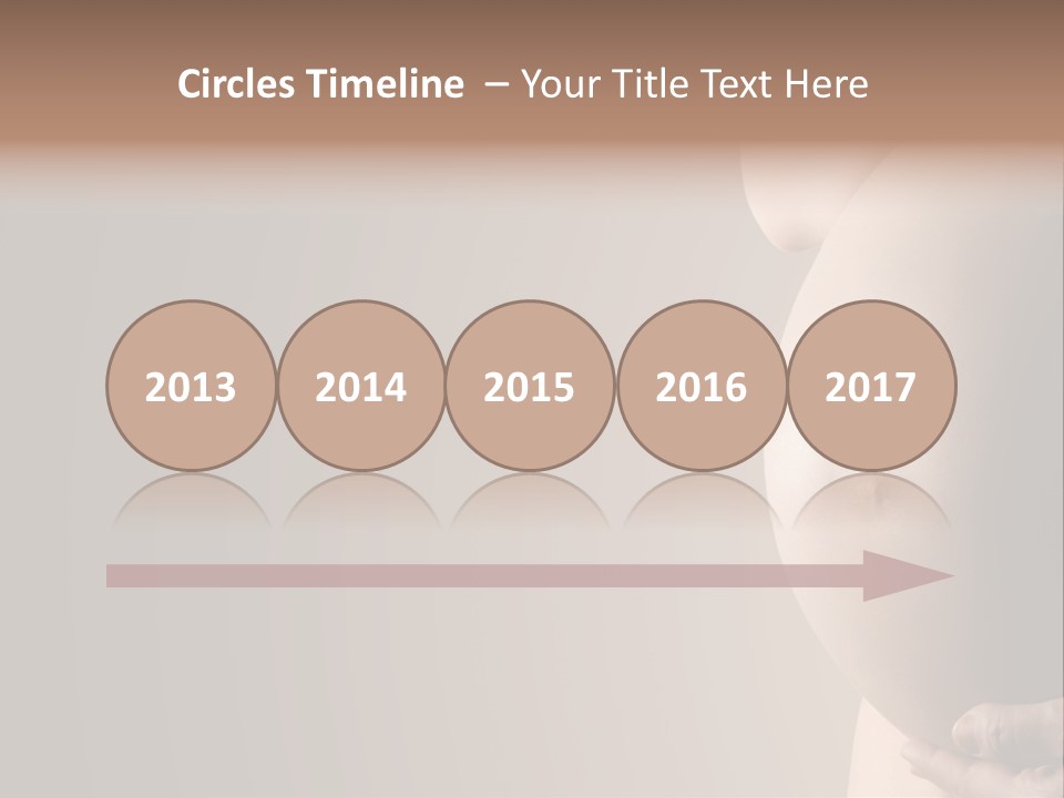 Hold Abdomen Young PowerPoint Template