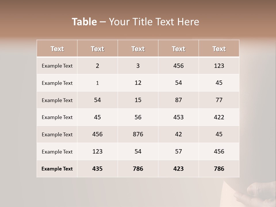 Hold Abdomen Young PowerPoint Template