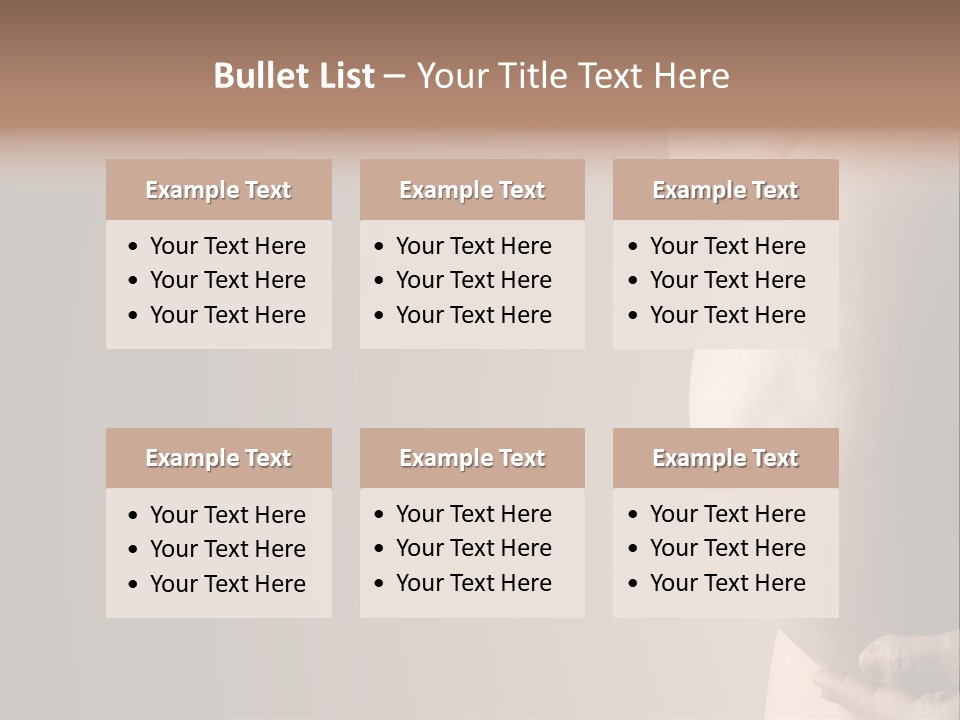 Hold Abdomen Young PowerPoint Template