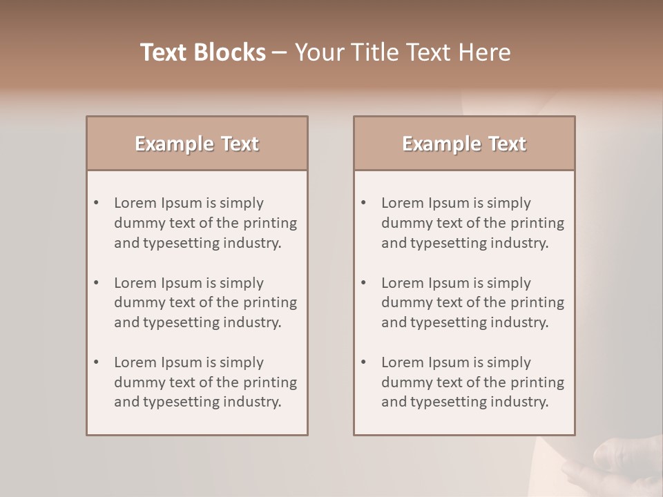 Hold Abdomen Young PowerPoint Template