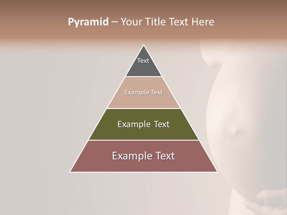 Hold Abdomen Young PowerPoint Template