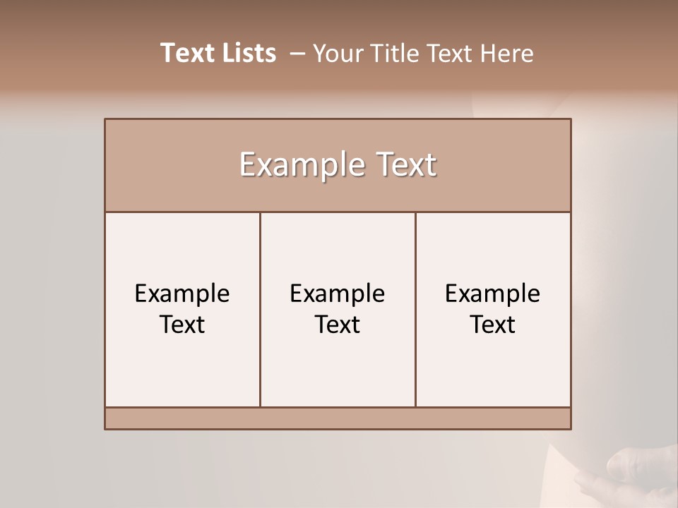 Hold Abdomen Young PowerPoint Template