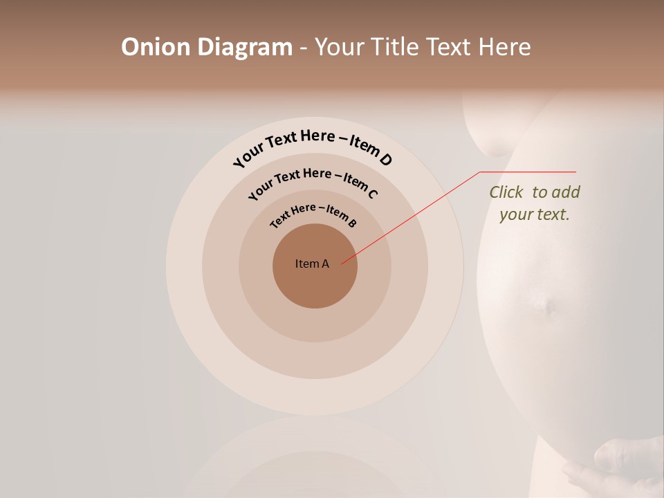 Hold Abdomen Young PowerPoint Template
