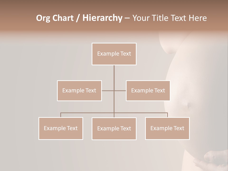 Hold Abdomen Young PowerPoint Template