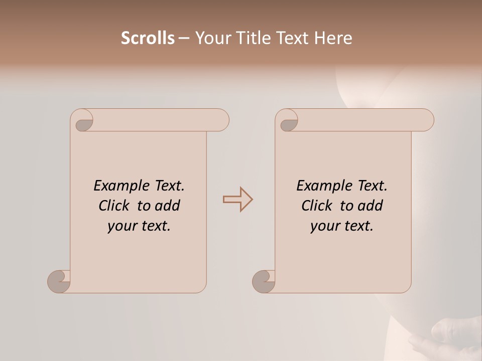 Hold Abdomen Young PowerPoint Template