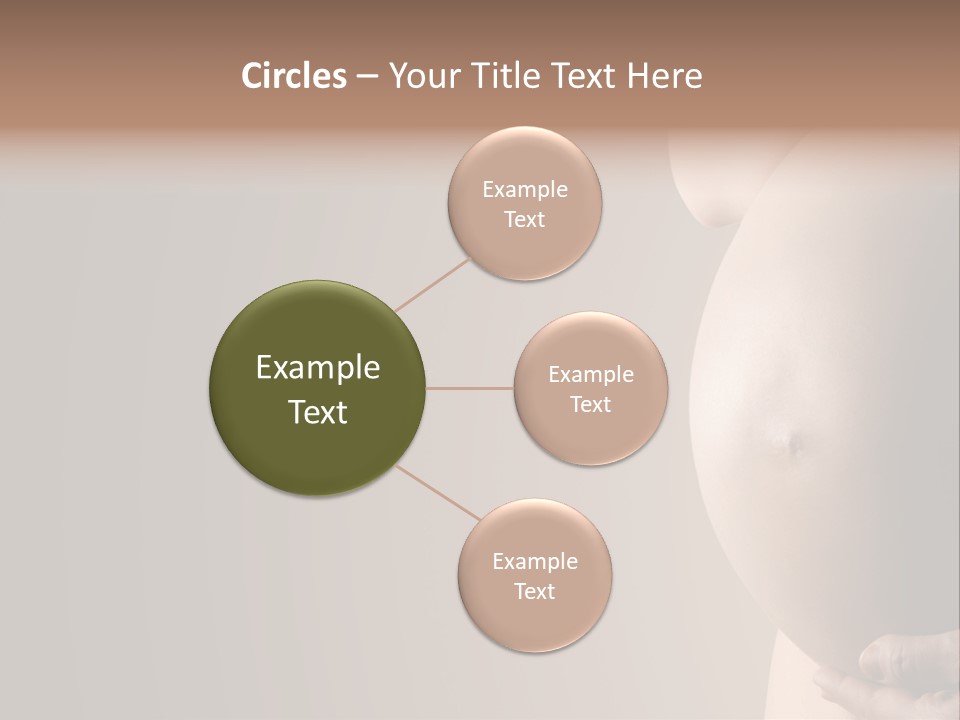 Hold Abdomen Young PowerPoint Template