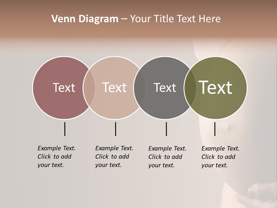 Hold Abdomen Young PowerPoint Template