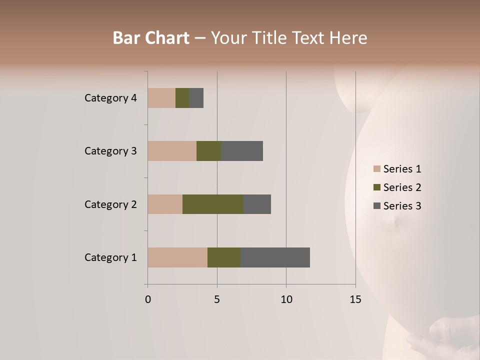 Hold Abdomen Young PowerPoint Template