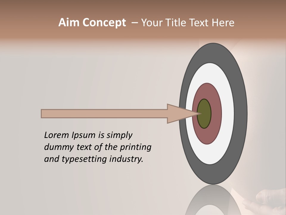 Hold Abdomen Young PowerPoint Template