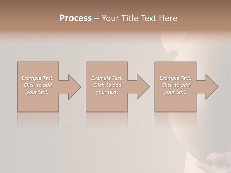 Hold Abdomen Young PowerPoint Template