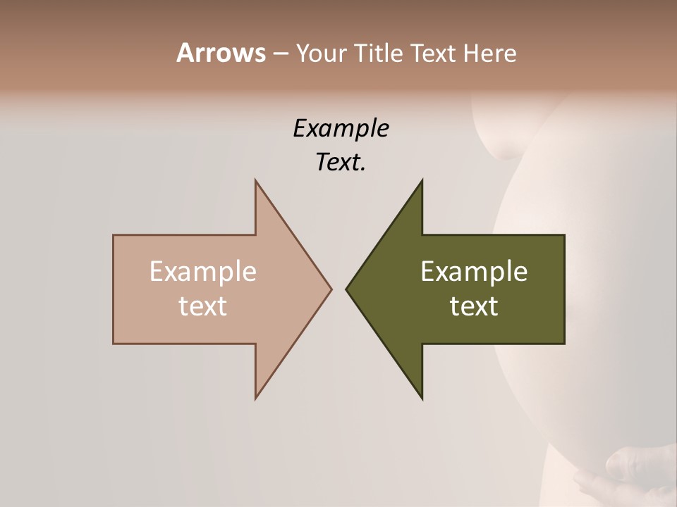 Hold Abdomen Young PowerPoint Template