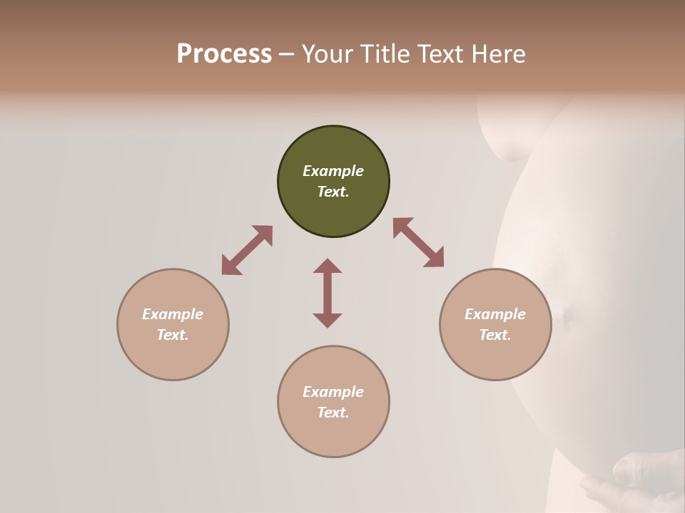 Hold Abdomen Young PowerPoint Template