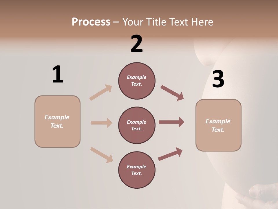 Hold Abdomen Young PowerPoint Template