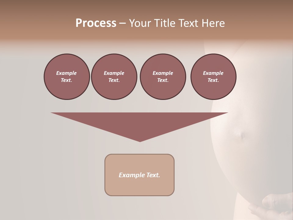 Hold Abdomen Young PowerPoint Template
