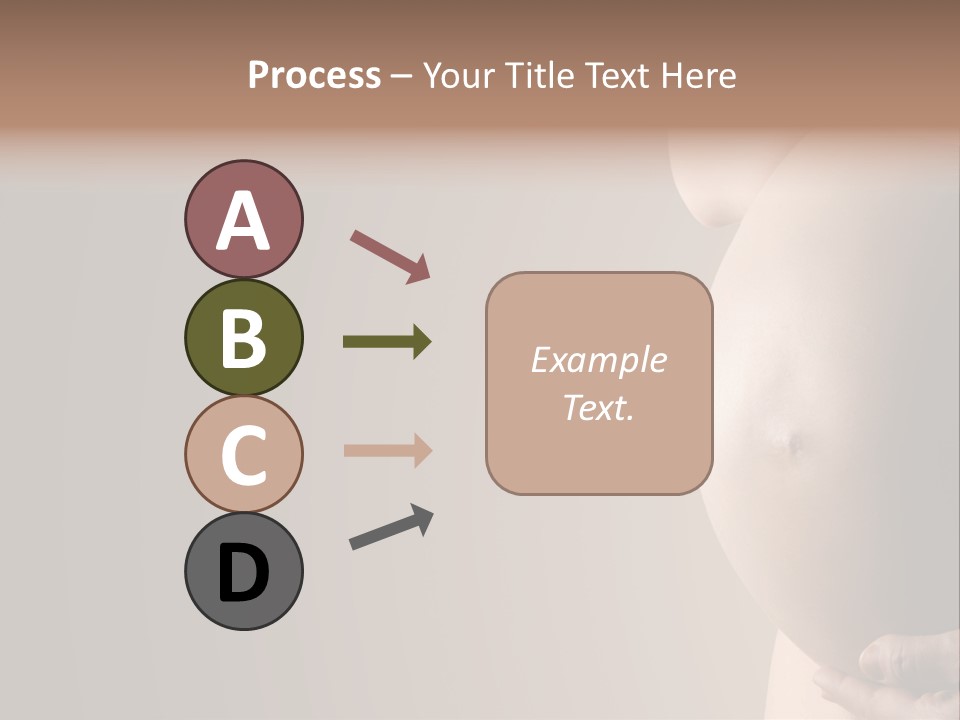 Hold Abdomen Young PowerPoint Template