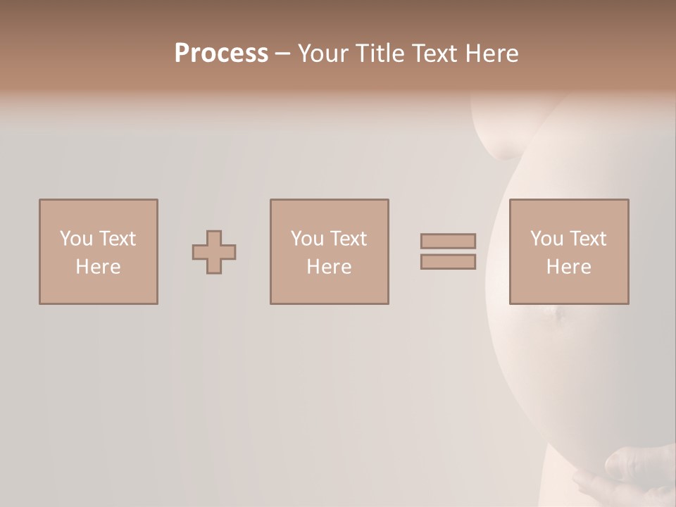 Hold Abdomen Young PowerPoint Template