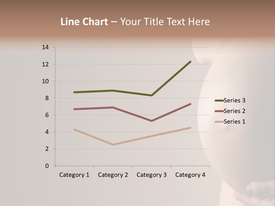 Hold Abdomen Young PowerPoint Template