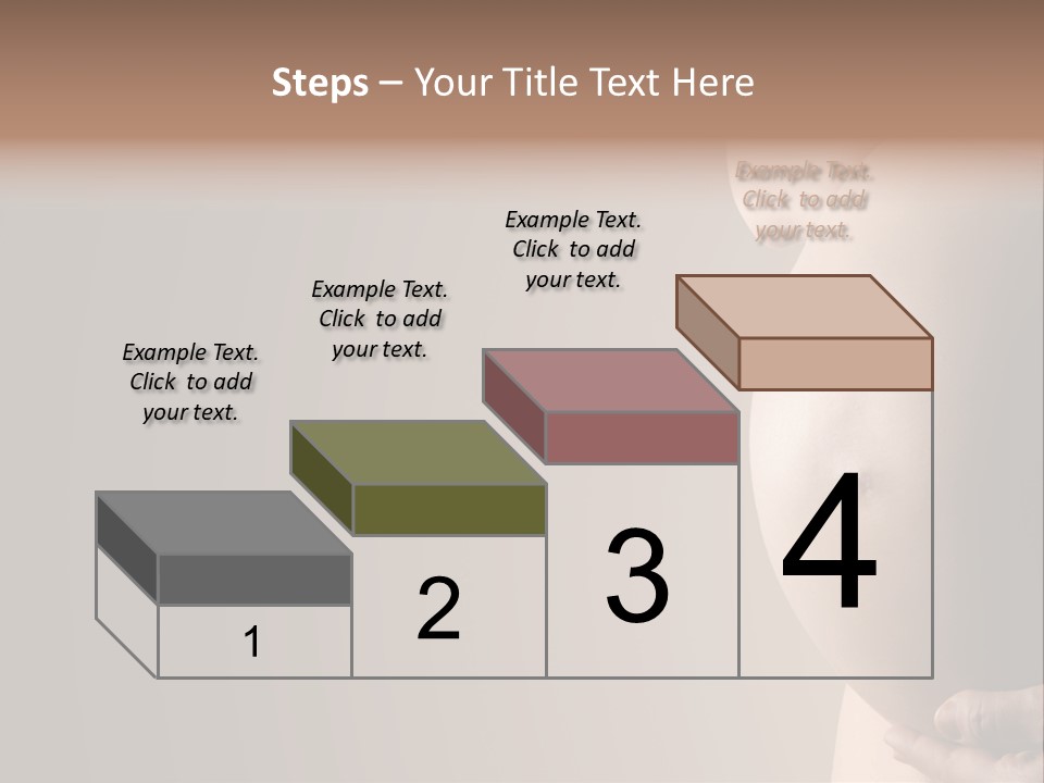 Hold Abdomen Young PowerPoint Template