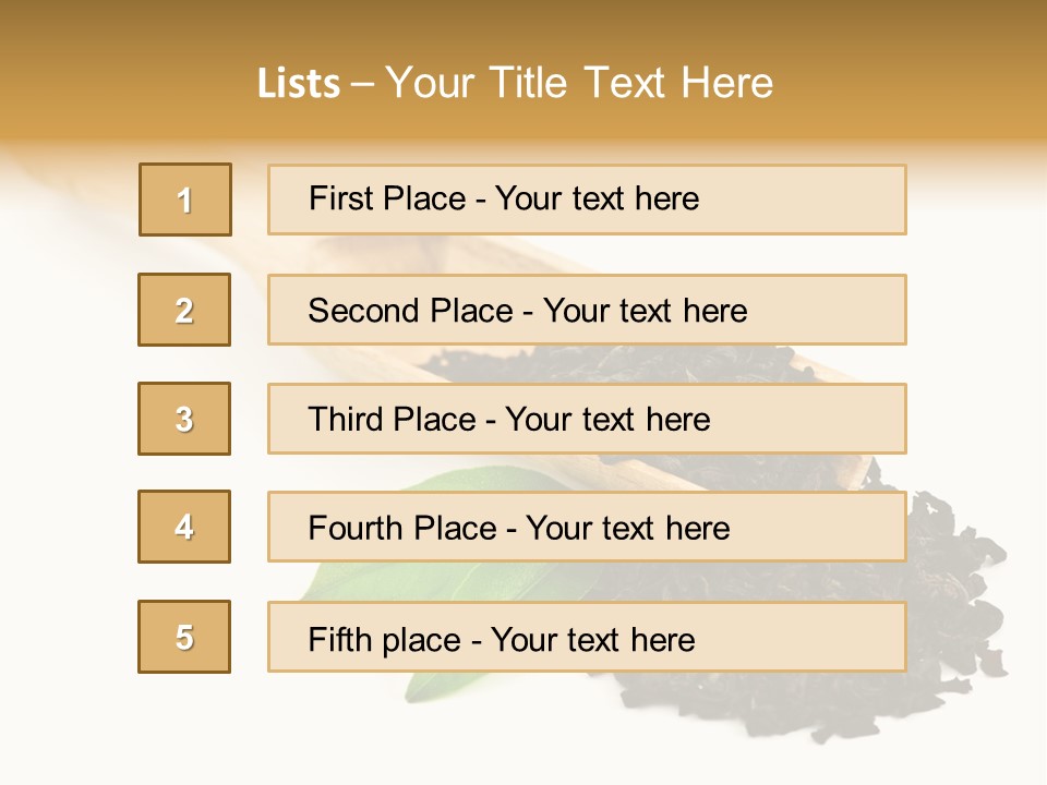 Antioxidant Tannin Herb PowerPoint Template