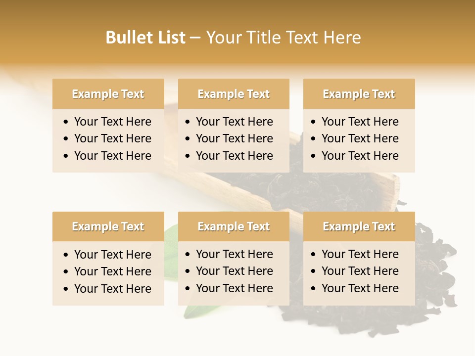 Antioxidant Tannin Herb PowerPoint Template