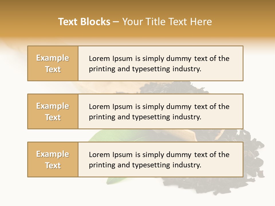 Antioxidant Tannin Herb PowerPoint Template