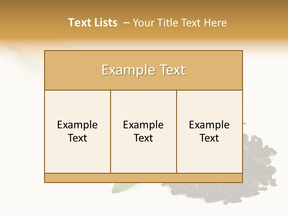 Antioxidant Tannin Herb PowerPoint Template