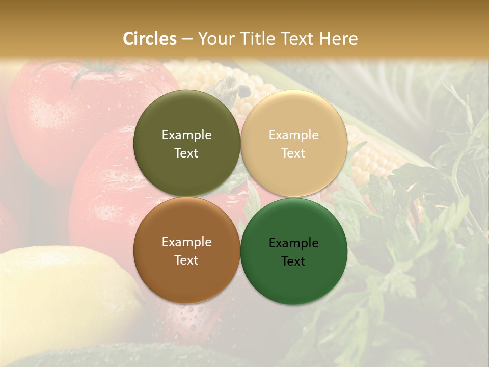 Garden Market Recipe PowerPoint Template
