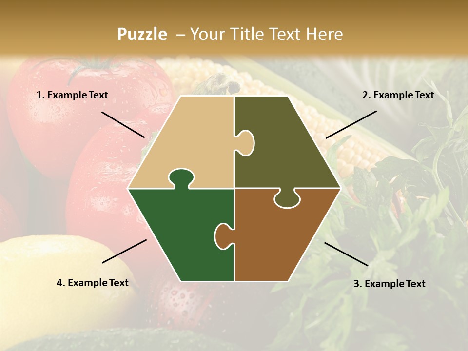 Garden Market Recipe PowerPoint Template