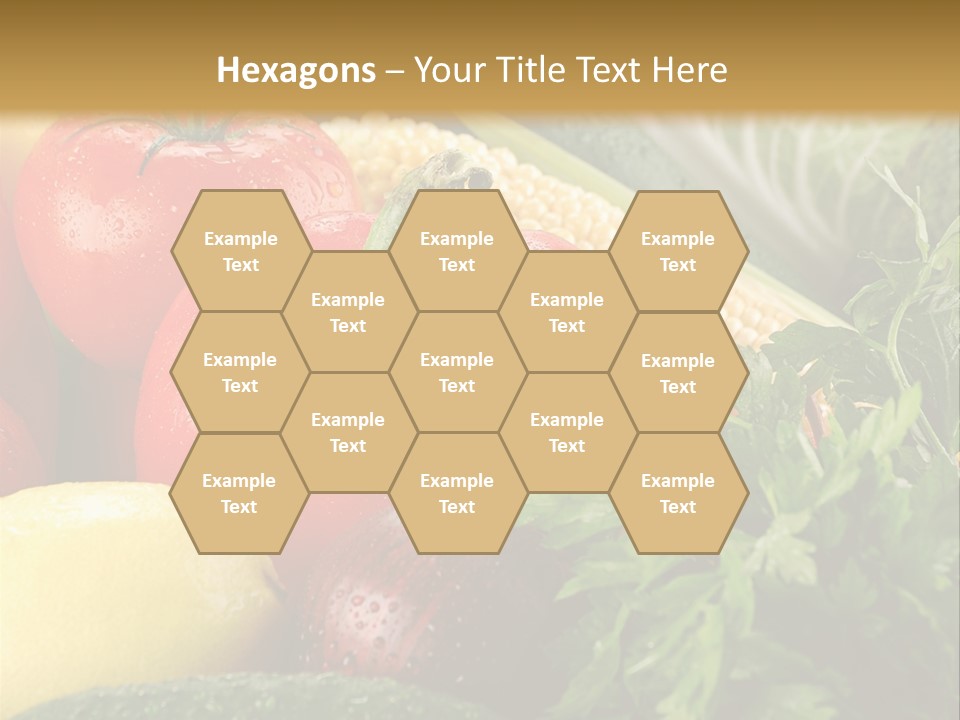 Garden Market Recipe PowerPoint Template