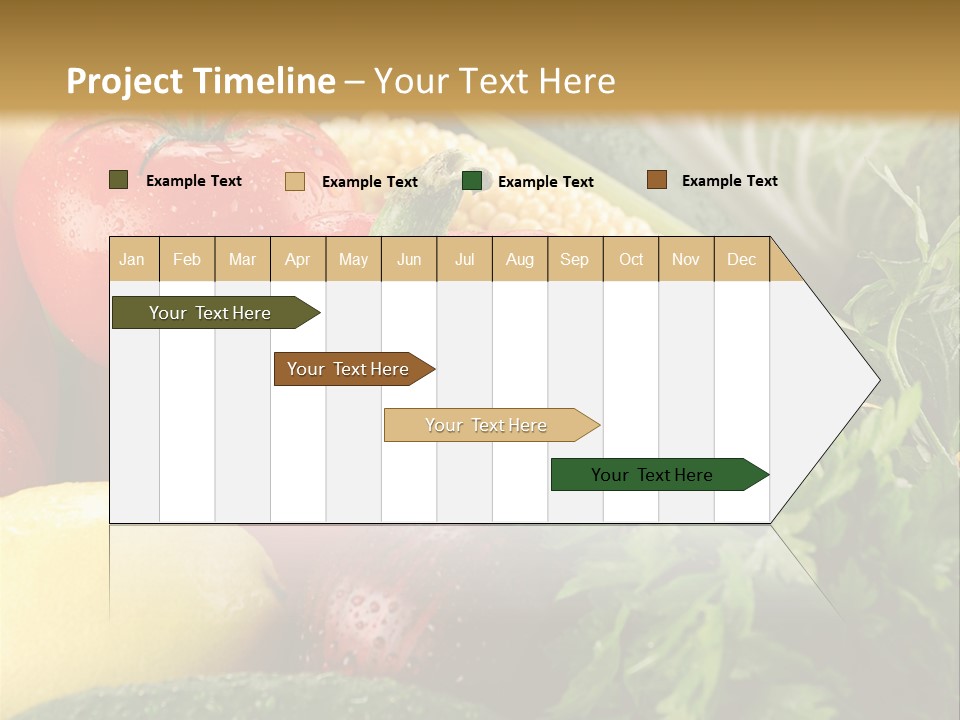 Garden Market Recipe PowerPoint Template