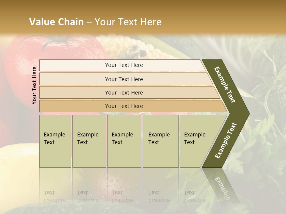 Garden Market Recipe PowerPoint Template