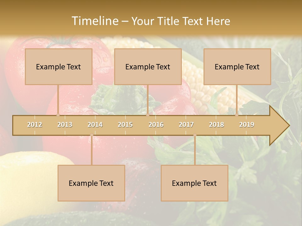 Garden Market Recipe PowerPoint Template