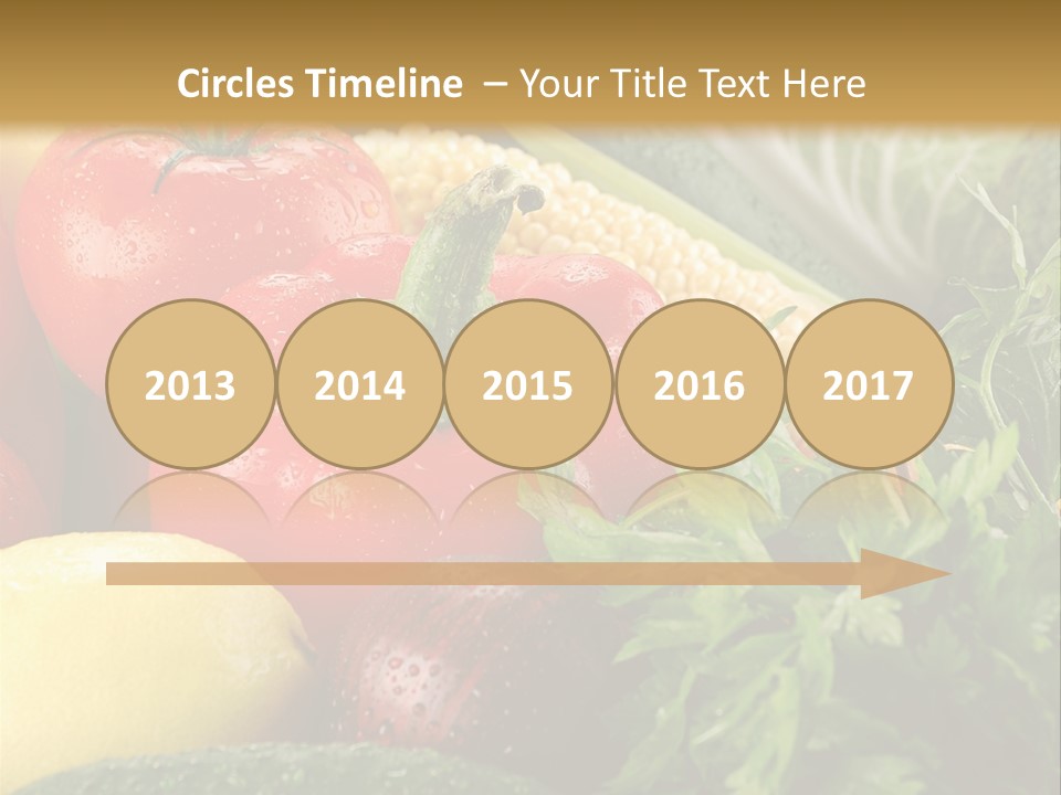 Garden Market Recipe PowerPoint Template