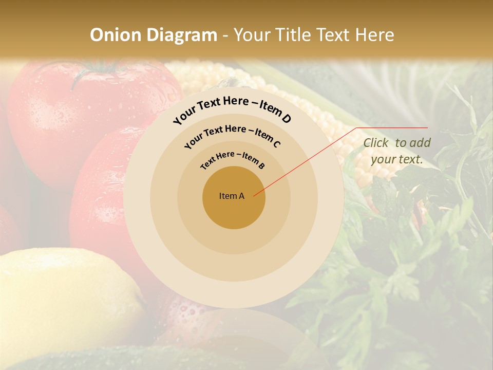 Garden Market Recipe PowerPoint Template