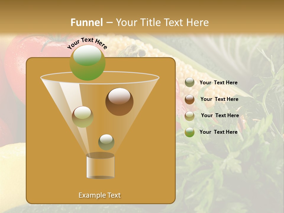 Garden Market Recipe PowerPoint Template