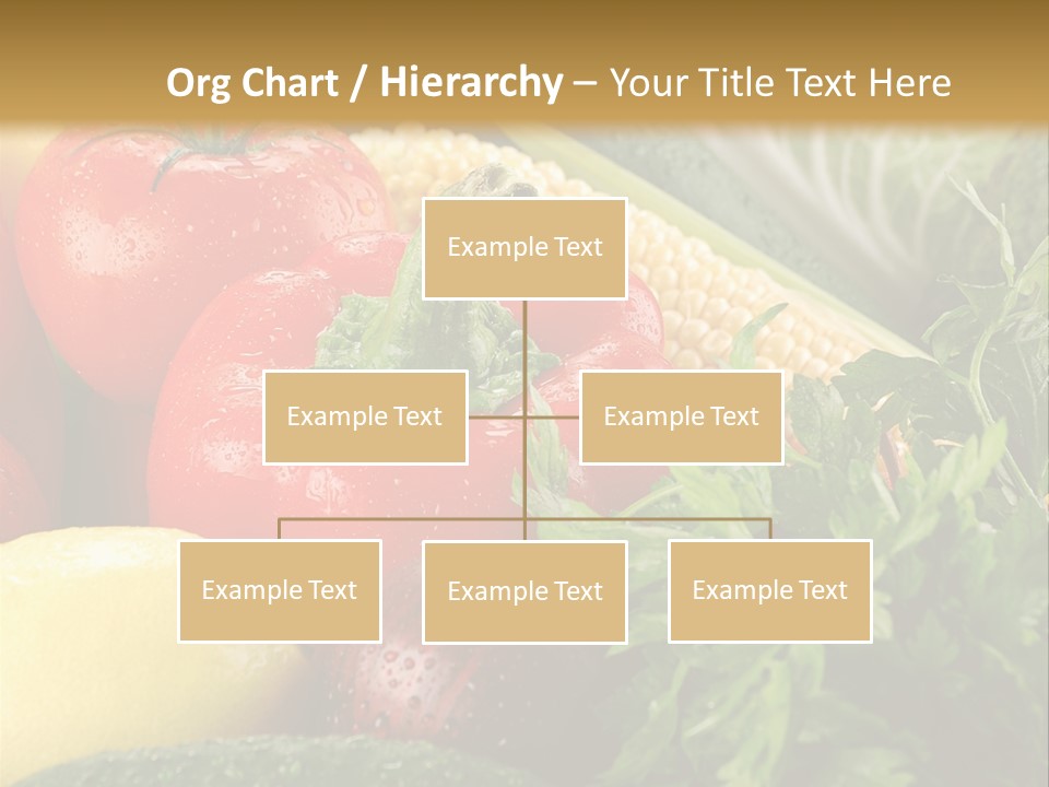 Garden Market Recipe PowerPoint Template