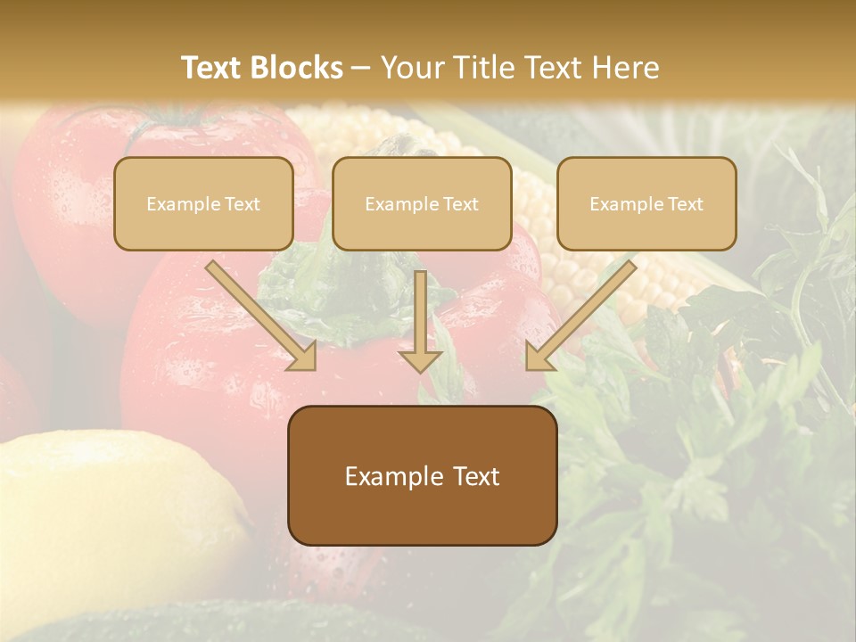 Garden Market Recipe PowerPoint Template