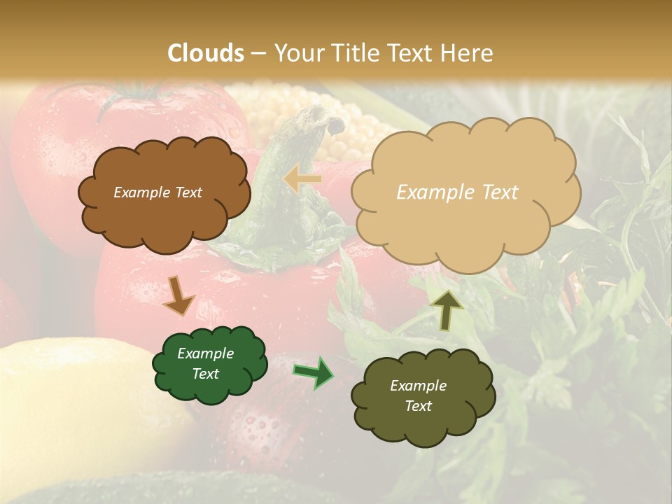 Garden Market Recipe PowerPoint Template
