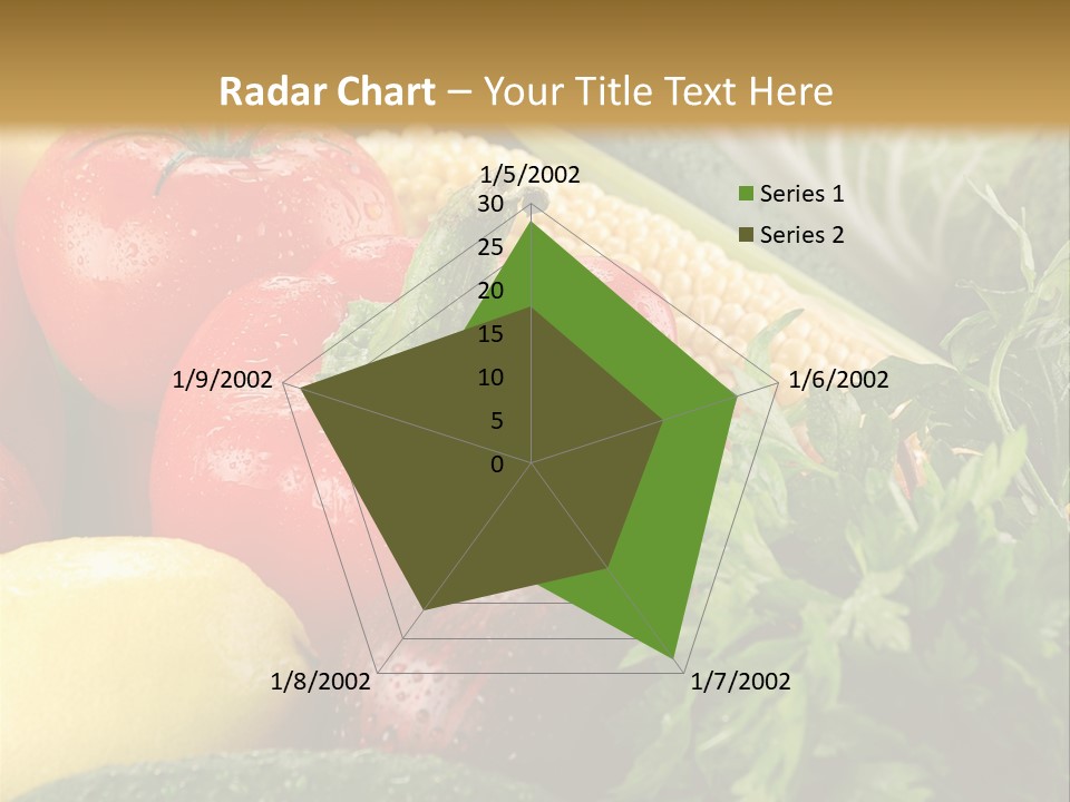 Garden Market Recipe PowerPoint Template