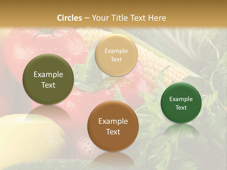 Garden Market Recipe PowerPoint Template
