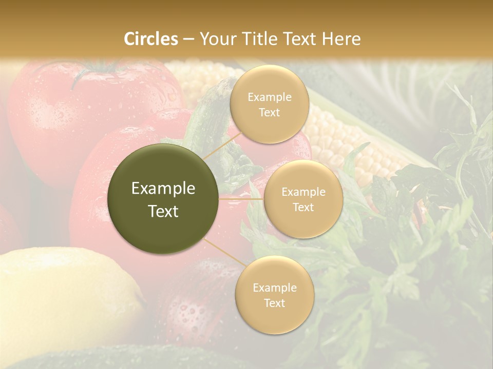 Garden Market Recipe PowerPoint Template