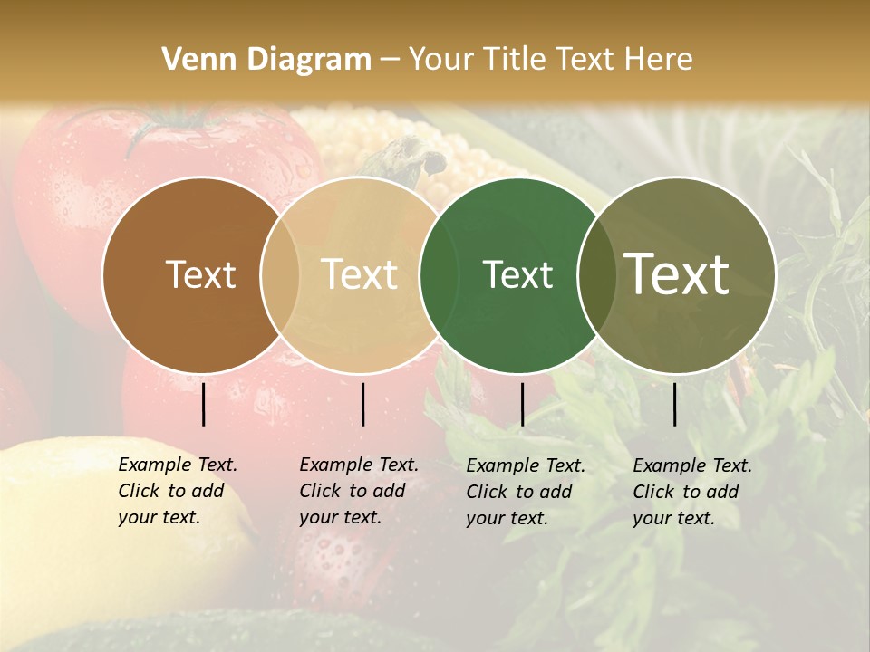 Garden Market Recipe PowerPoint Template