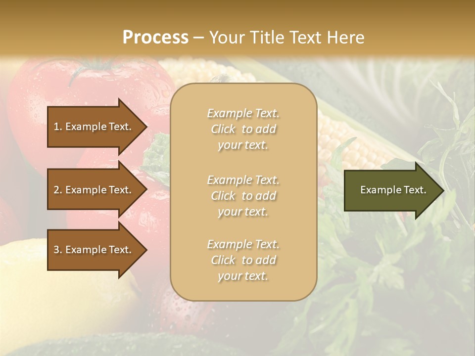 Garden Market Recipe PowerPoint Template