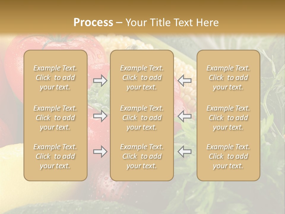 Garden Market Recipe PowerPoint Template