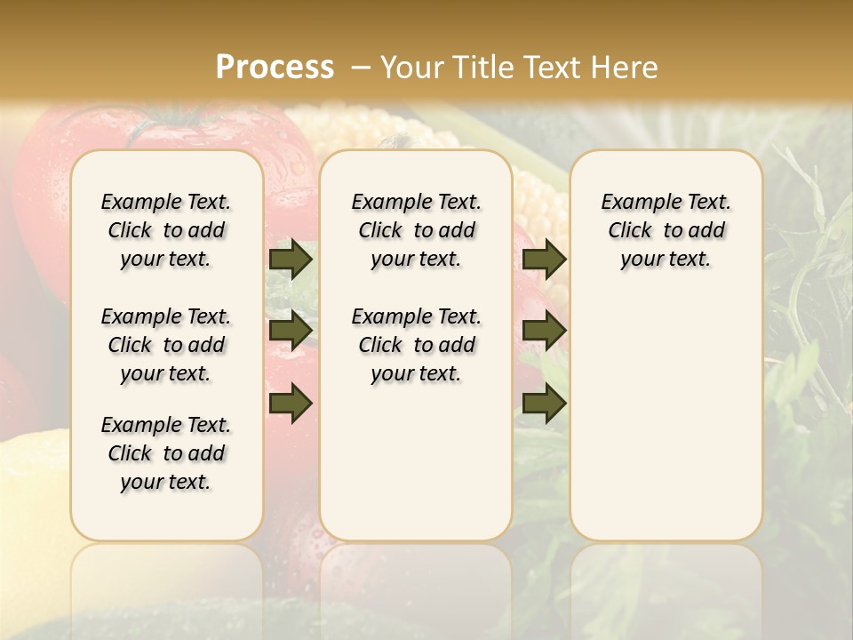 Garden Market Recipe PowerPoint Template