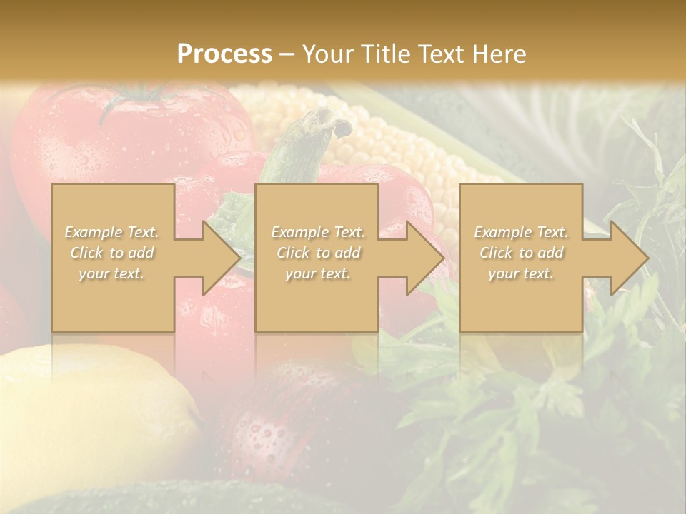 Garden Market Recipe PowerPoint Template