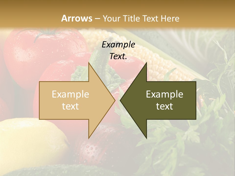 Garden Market Recipe PowerPoint Template